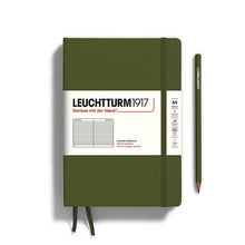 Load image into Gallery viewer, Leuchtturm1917  Medium Notebook A5 Hardcover Army
