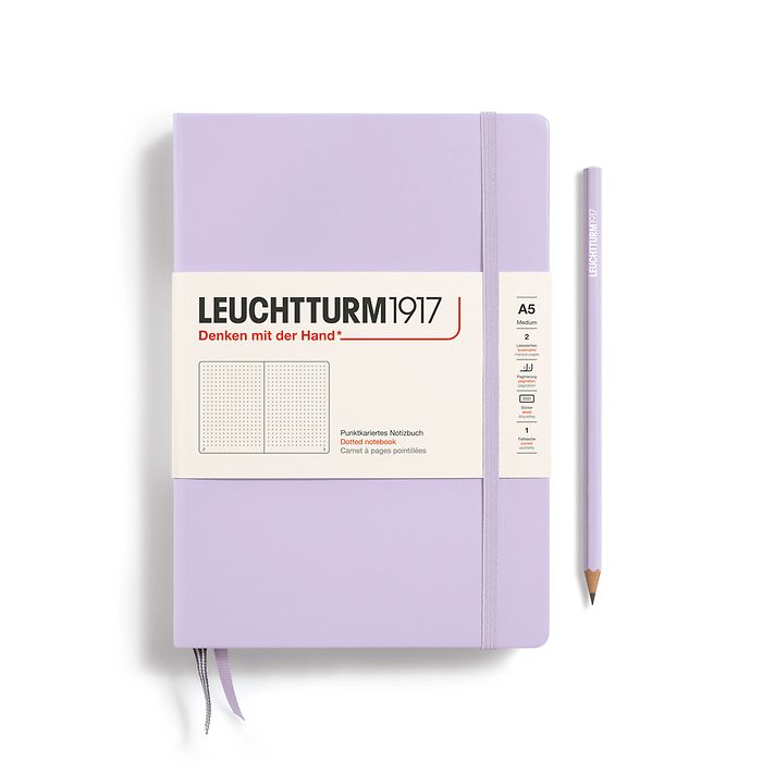 Leuchtturm1917  Medium Notebook A5 Hardcover Lilac