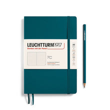 Load image into Gallery viewer, Leuchtturm1917  Medium Notebook A5 Softcover Pacific Green
