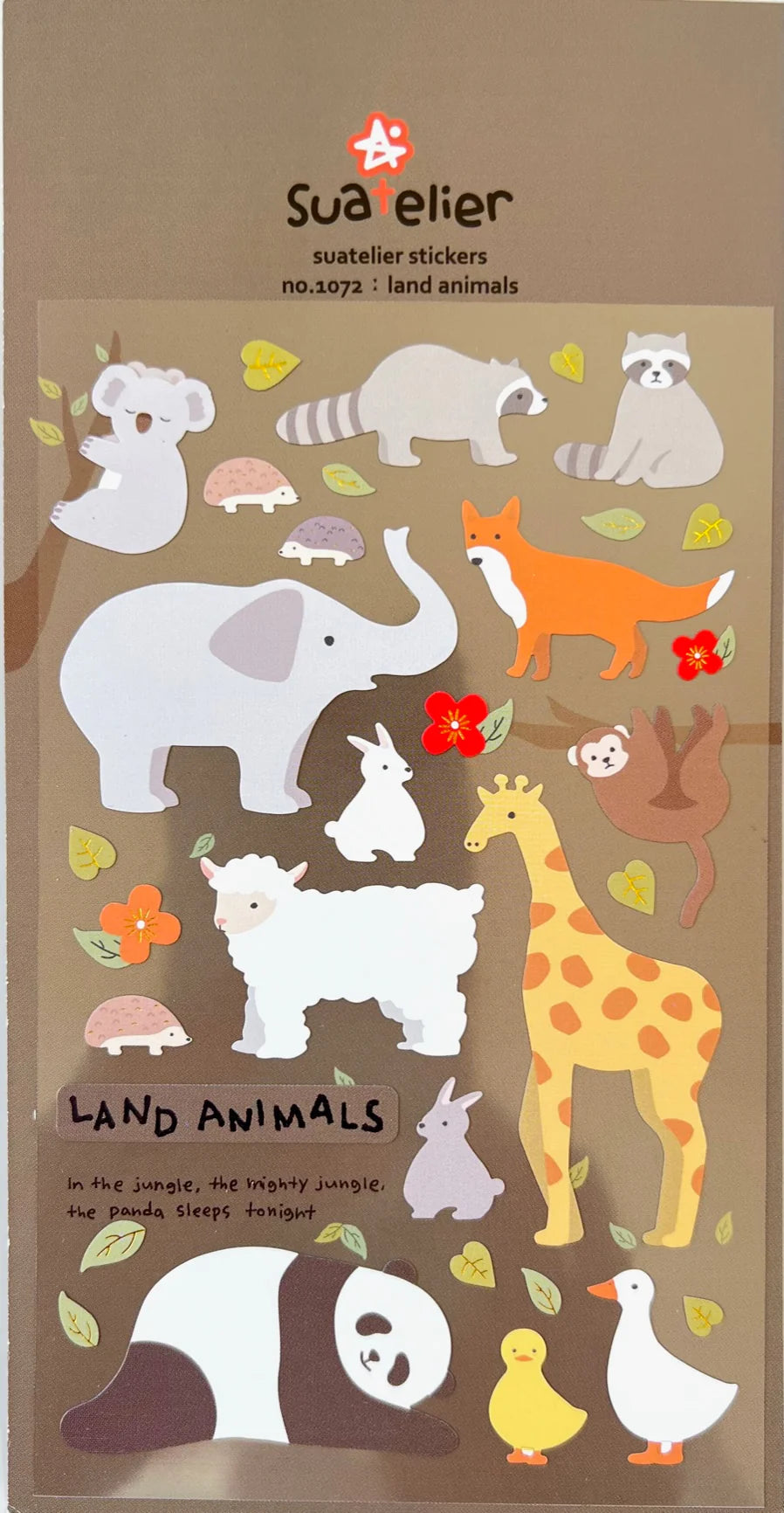 Suatelier - Land Animals Stickers