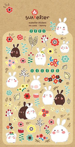 Suatelier Bunny Stickers