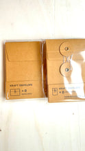 Load image into Gallery viewer, Traveler&#39;s Company Kraft Envelopes Large Set of 8
