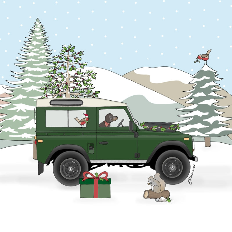Christmas Card - Driving Home for Christmas