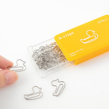 Load image into Gallery viewer, Midori D Duck Paper Clips
