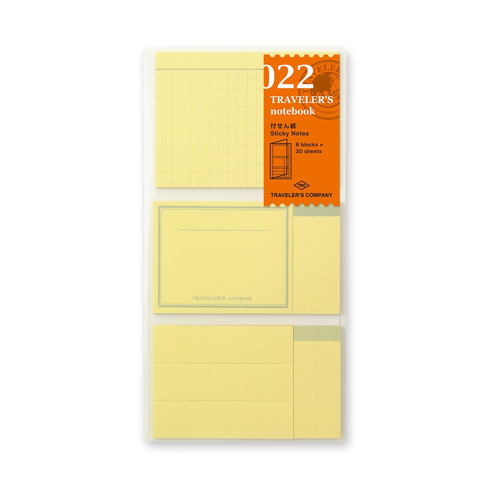 Traveler's Notebook Regular Size 022 Refill Sticky Notes