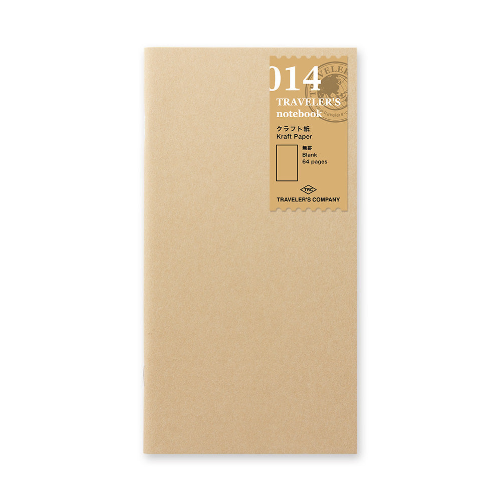 Traveler's Notebook 014 Regular Size Refill Kraft Paper Notebook
